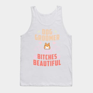 Funny Dog T-shirt for pet salon owners for world animal day ! Tank Top